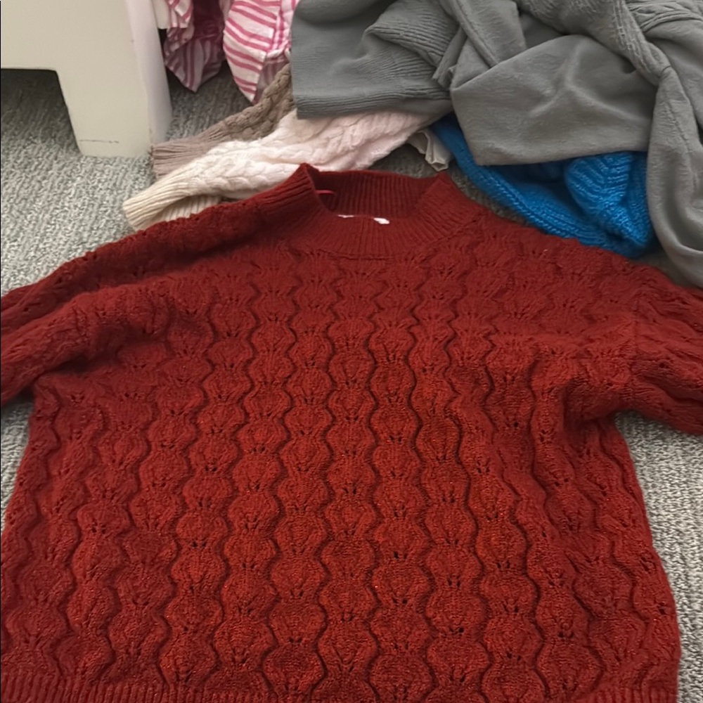 women’s  Rust Sweater